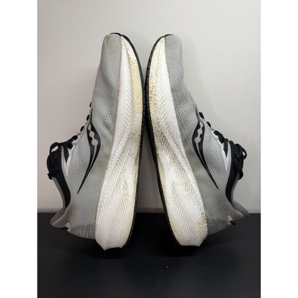 Saucony Men's Triumph 21 Sneakers, Concrete/Blk, 10.5 US, USED Running Shoes - Picture 5 of 13